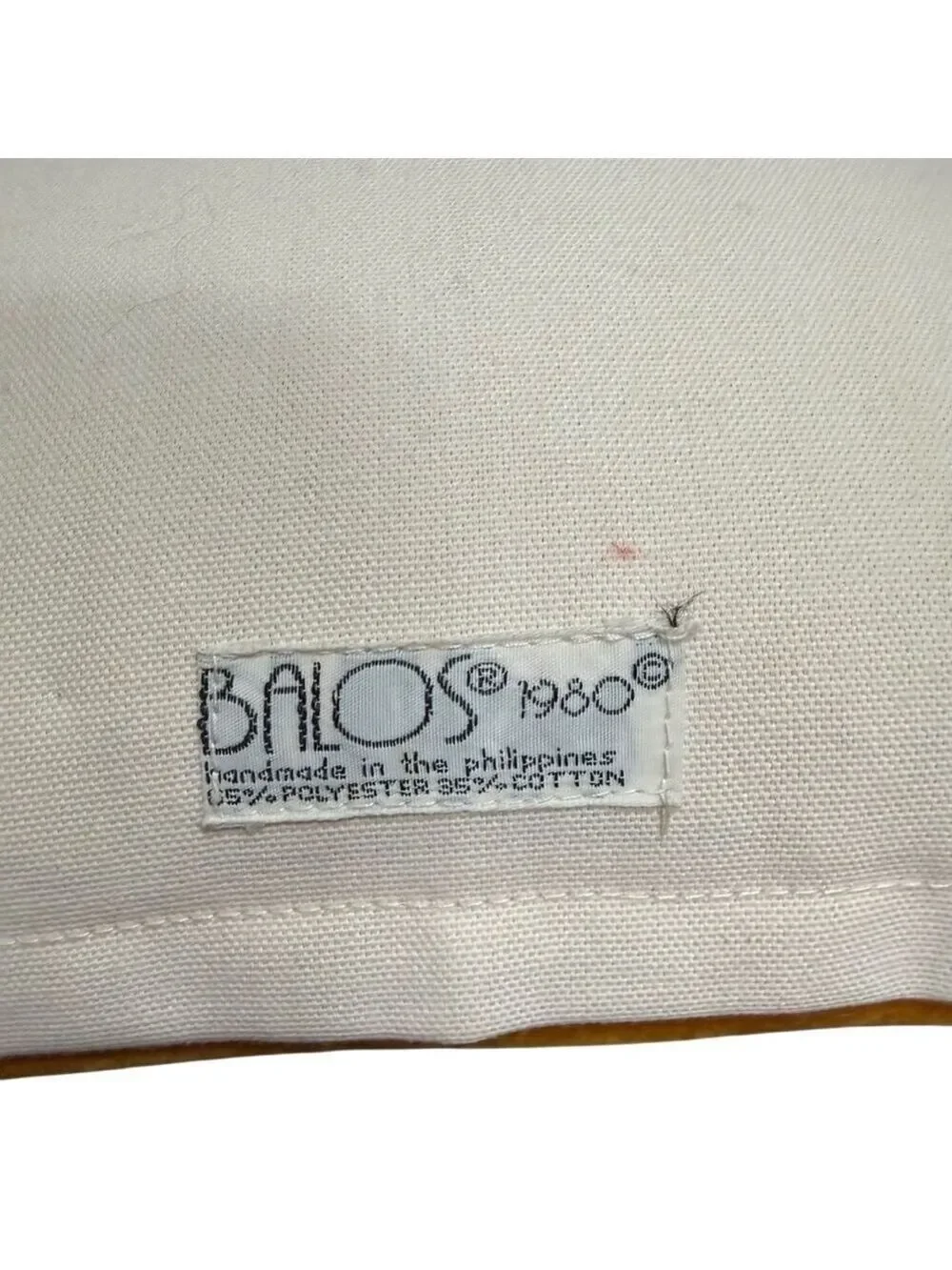 Vintage Balos 1980 Norman Rockwell Merry Christmas Embroidered Pillow 15x12.5‎
